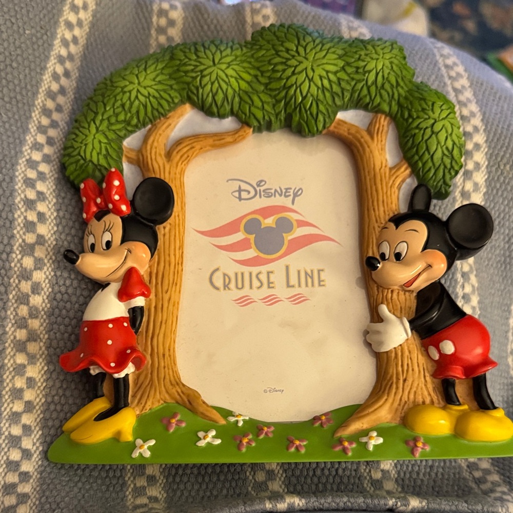 Disney Mickey and Minnie Photo Frame - Red and Green